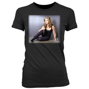 Sarah Michelle Gellar Women's Junior Cut Crewneck T-Shirt