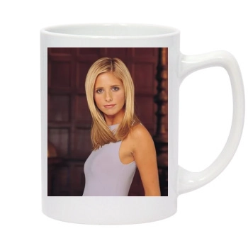 Sarah Michelle Gellar 14oz White Statesman Mug