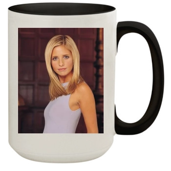 Sarah Michelle Gellar 15oz Colored Inner & Handle Mug