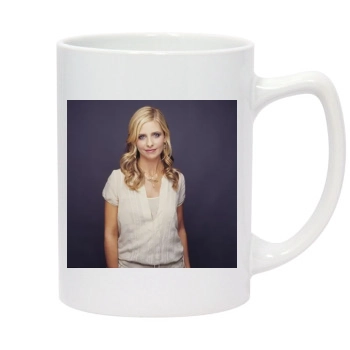 Sarah Michelle Gellar 14oz White Statesman Mug