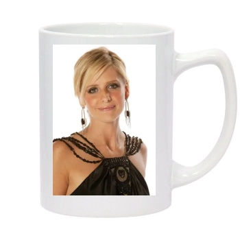 Sarah Michelle Gellar 14oz White Statesman Mug