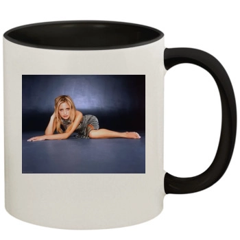 Sarah Michelle Gellar 11oz Colored Inner & Handle Mug