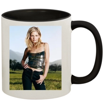 Sarah Michelle Gellar 11oz Colored Inner & Handle Mug