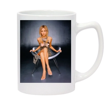 Sarah Michelle Gellar 14oz White Statesman Mug