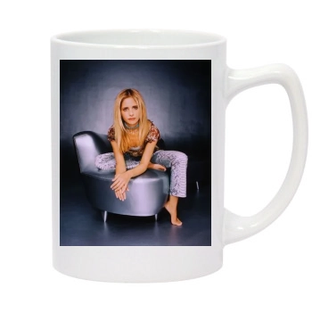 Sarah Michelle Gellar 14oz White Statesman Mug