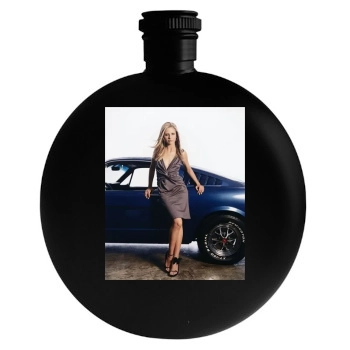 Sarah Michelle Gellar Round Flask