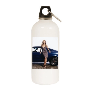 Sarah Michelle Gellar White Water Bottle With Carabiner