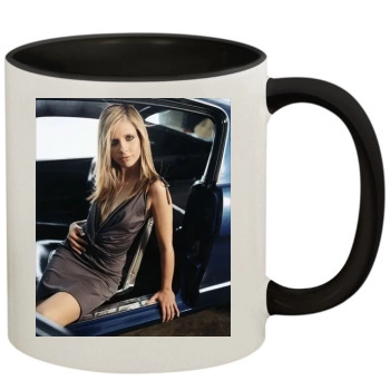 Sarah Michelle Gellar 11oz Colored Inner & Handle Mug