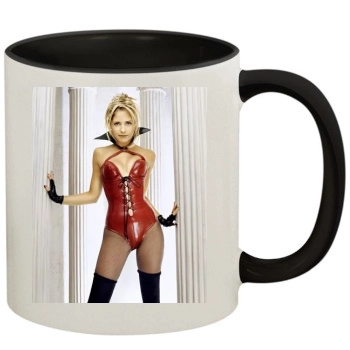 Sarah Michelle Gellar 11oz Colored Inner & Handle Mug