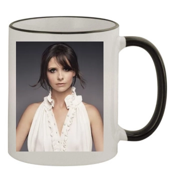 Sarah Michelle Gellar 11oz Colored Rim & Handle Mug