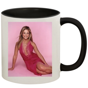 Sarah Michelle Gellar 11oz Colored Inner & Handle Mug