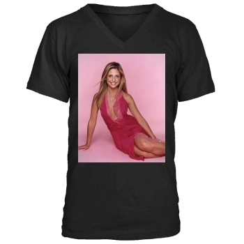 Sarah Michelle Gellar Men's V-Neck T-Shirt