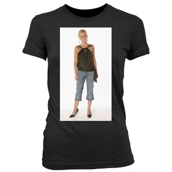 Sarah Michelle Gellar Women's Junior Cut Crewneck T-Shirt