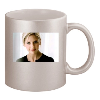 Sarah Michelle Gellar 11oz Metallic Silver Mug