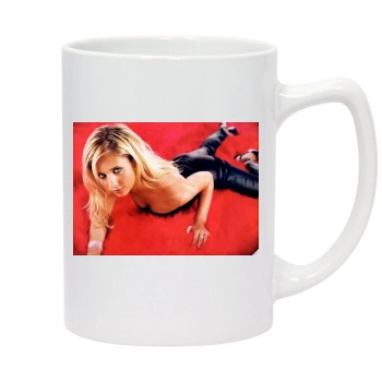 Sarah Michelle Gellar 14oz White Statesman Mug