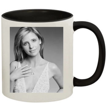 Sarah Michelle Gellar 11oz Colored Inner & Handle Mug