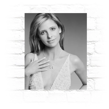 Sarah Michelle Gellar Metal Wall Art