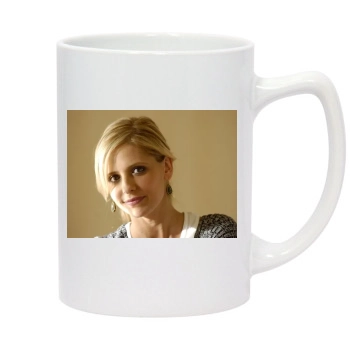 Sarah Michelle Gellar 14oz White Statesman Mug