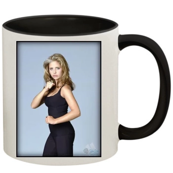 Sarah Michelle Gellar 11oz Colored Inner & Handle Mug