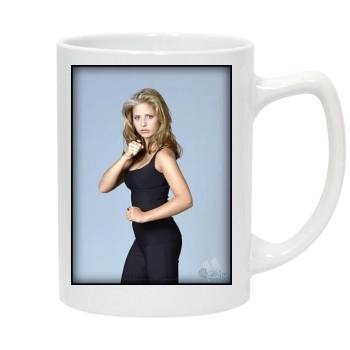 Sarah Michelle Gellar 14oz White Statesman Mug