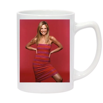 Sarah Michelle Gellar 14oz White Statesman Mug