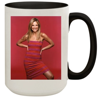 Sarah Michelle Gellar 15oz Colored Inner & Handle Mug