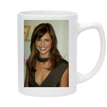 Sarah Michelle Gellar 14oz White Statesman Mug