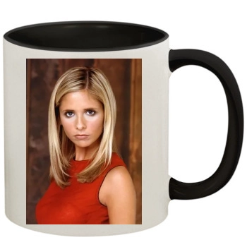 Sarah Michelle Gellar 11oz Colored Inner & Handle Mug