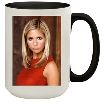 Sarah Michelle Gellar 15oz Colored Inner & Handle Mug