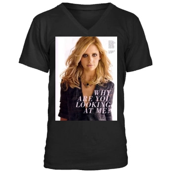 Sarah Michelle Gellar Men's V-Neck T-Shirt