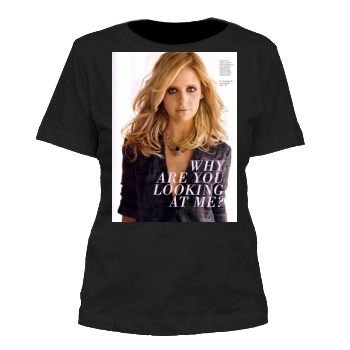 Sarah Michelle Gellar Women's Cut T-Shirt