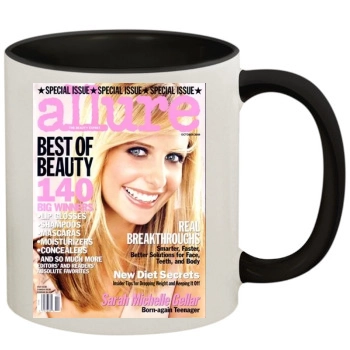 Sarah Michelle Gellar 11oz Colored Inner & Handle Mug