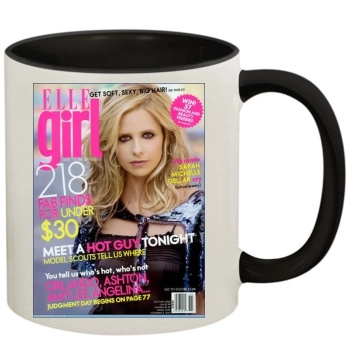 Sarah Michelle Gellar 11oz Colored Inner & Handle Mug