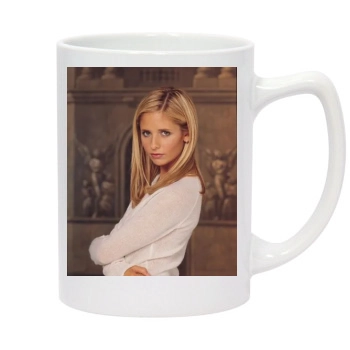 Sarah Michelle Gellar 14oz White Statesman Mug