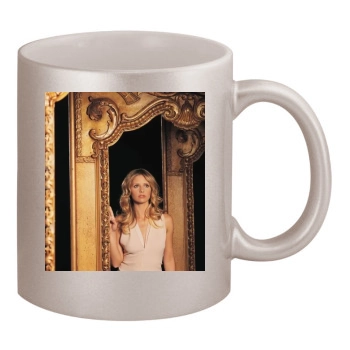 Sarah Michelle Gellar 11oz Metallic Silver Mug