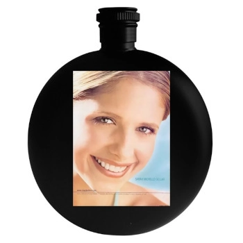 Sarah Michelle Gellar Round Flask