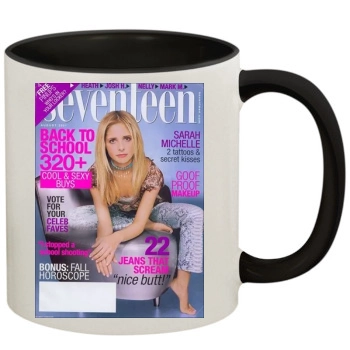 Sarah Michelle Gellar 11oz Colored Inner & Handle Mug