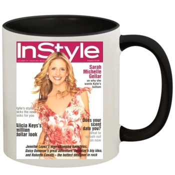 Sarah Michelle Gellar 11oz Colored Inner & Handle Mug