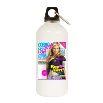 Sarah Michelle Gellar White Water Bottle With Carabiner