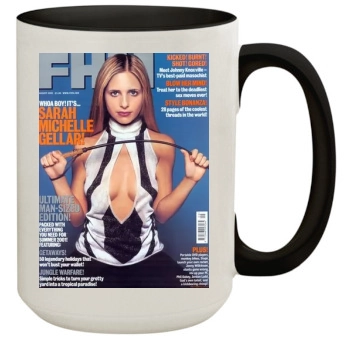 Sarah Michelle Gellar 15oz Colored Inner & Handle Mug