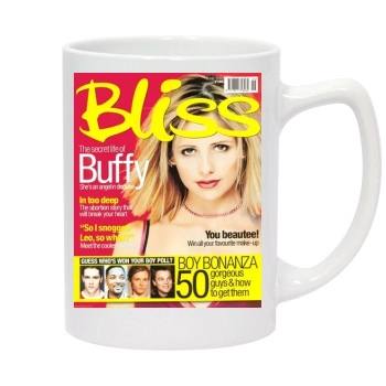 Sarah Michelle Gellar 14oz White Statesman Mug