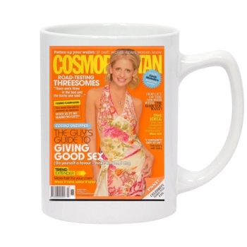 Sarah Michelle Gellar 14oz White Statesman Mug