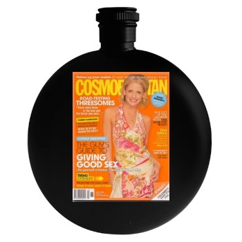 Sarah Michelle Gellar Round Flask