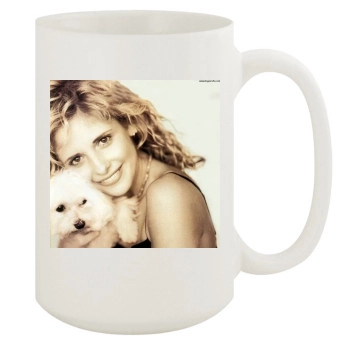 Sarah Michelle Gellar 15oz White Mug