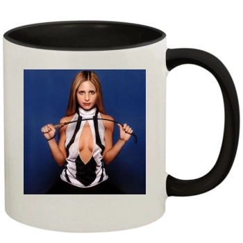 Sarah Michelle Gellar 11oz Colored Inner & Handle Mug