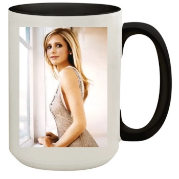 Sarah Michelle Gellar 15oz Colored Inner & Handle Mug