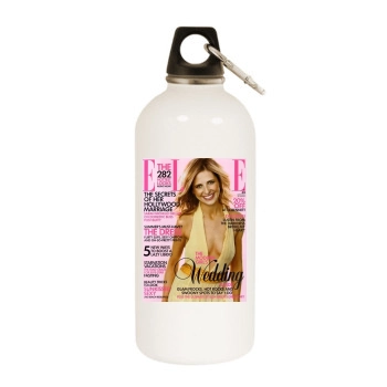 Sarah Michelle Gellar White Water Bottle With Carabiner