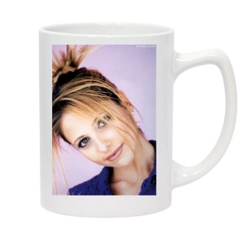 Sarah Michelle Gellar 14oz White Statesman Mug