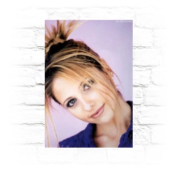 Sarah Michelle Gellar Metal Wall Art