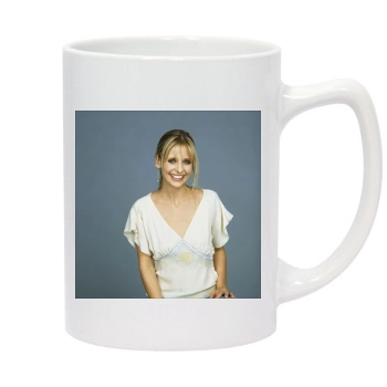 Sarah Michelle Gellar 14oz White Statesman Mug